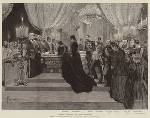 Funeral do czar atrasado, o último adeus